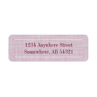 Woven Linen Fabric Texture in Maroon Red