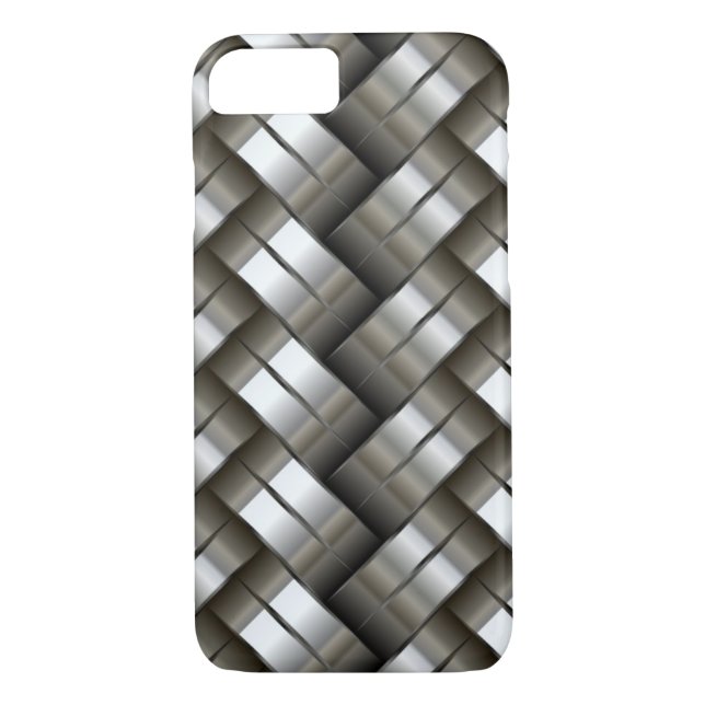 Woven metal pattern Case-Mate iPhone case (Back)