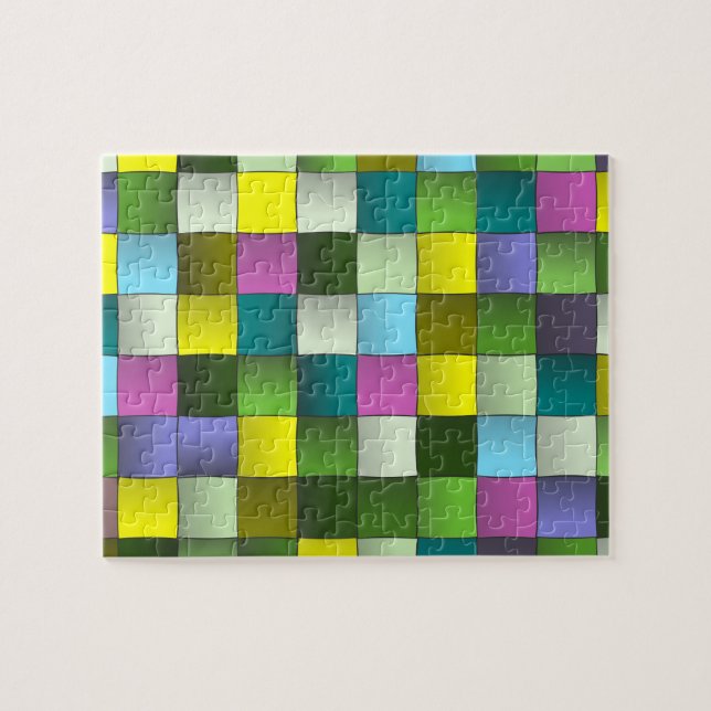 Woven Mosaic Pattern Jigsaw Puzzle (Horizontal)