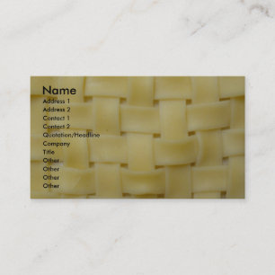 Woven Noodles Business Card