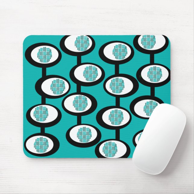 Woven Ovals Mouse Mat (With Mouse)