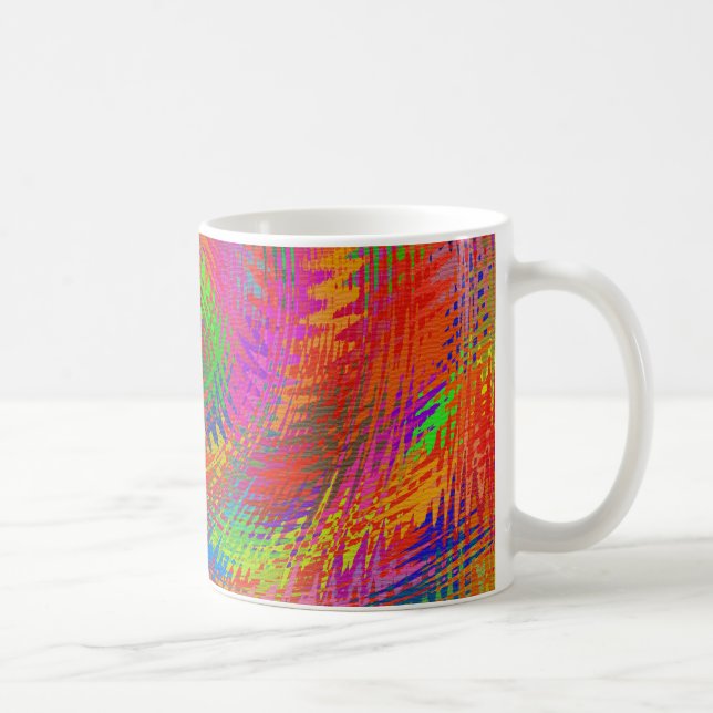 Woven Rainbow Coffee Mug (Right)