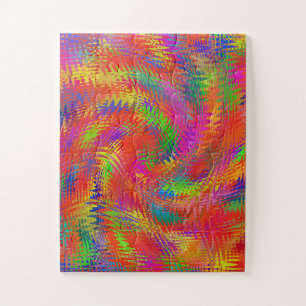 Woven Rainbow Jigsaw Puzzle