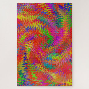 Woven Rainbow Jigsaw Puzzle