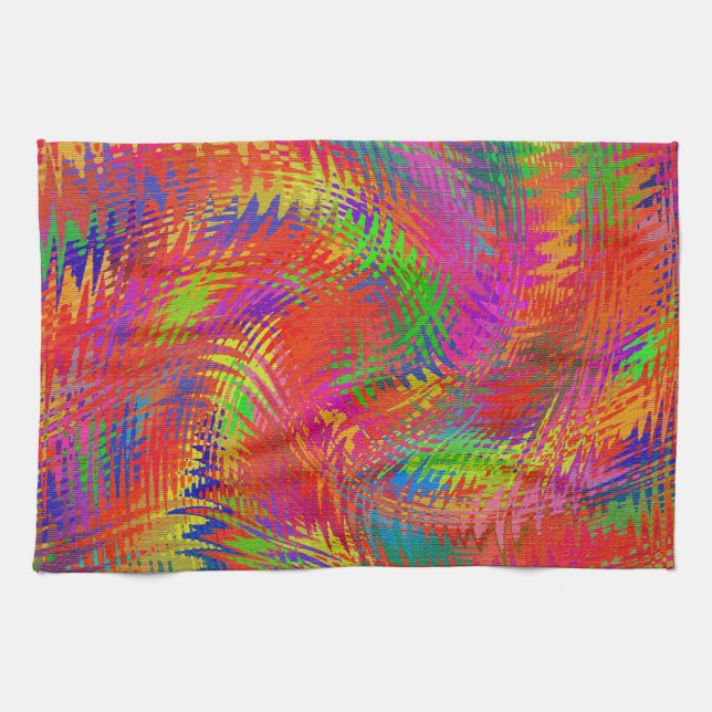 Woven Rainbow Tea Towel (Horizontal)