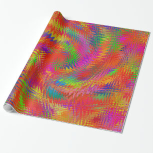 Woven Rainbow Wrapping Paper