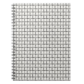 Woven Simple Check pattern Notebook