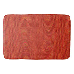 Woven Threads, Tangerine Orange-Large Bath Mat