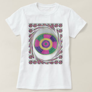 Woven Whirl Art Print T-Shirt
