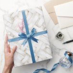 Woven white basket weave Wedding Wrapping Paper<br><div class="desc">woven white basket weave (image of basket weave,  not actual basket weave)</div>