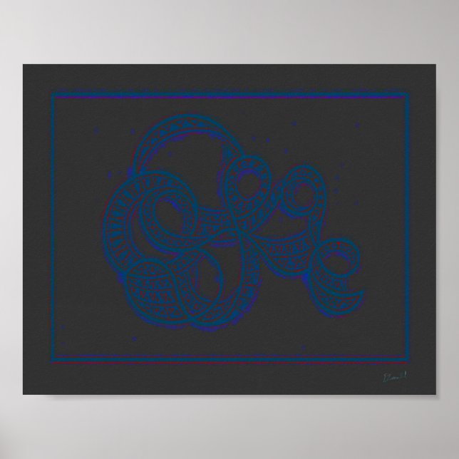 "Wow Abstract version 99" download or poster (Front)