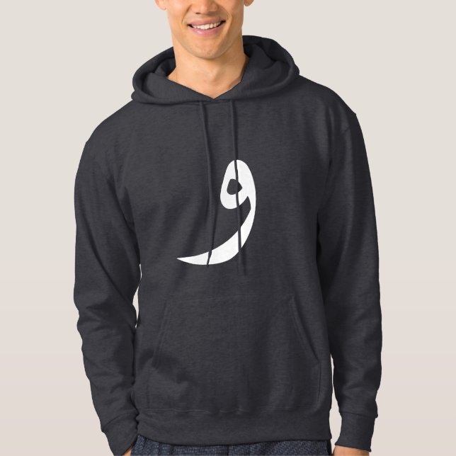 "Wow" Arabic letter Hoodie (Front)