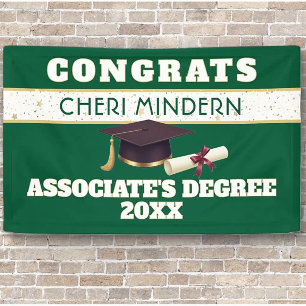 Wow! Associate's degree Graduation Banner