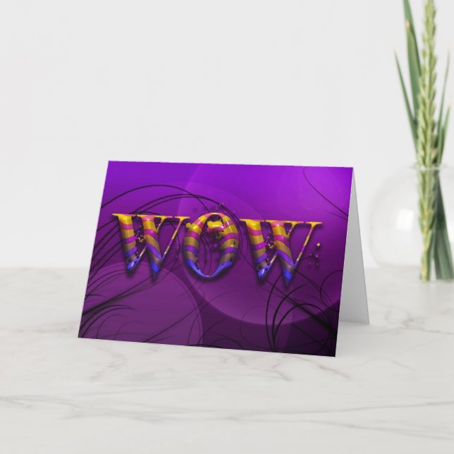 Wow - Blank Card (Front)
