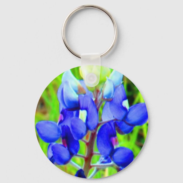 WOW Bluebonnet keychain (Front)