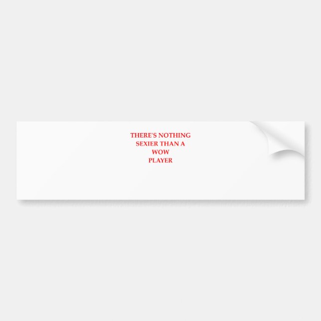 WOW BUMPER STICKER (Front)