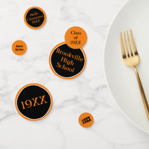 Wow! Class reunion custom table confetti! Confetti
