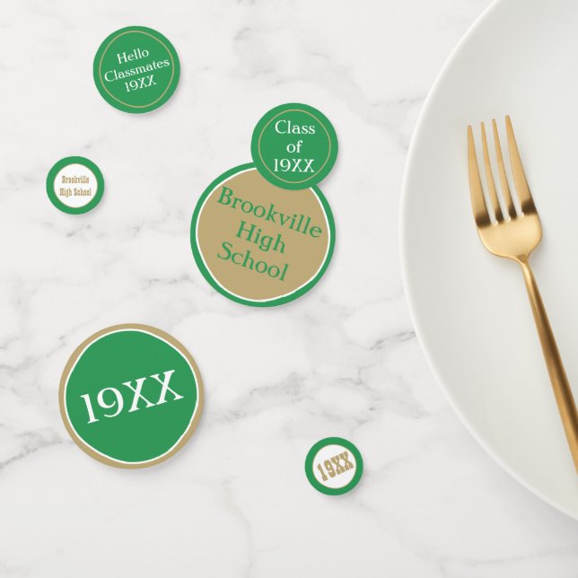 Wow! Class reunion custom table decor Confetti (Group)