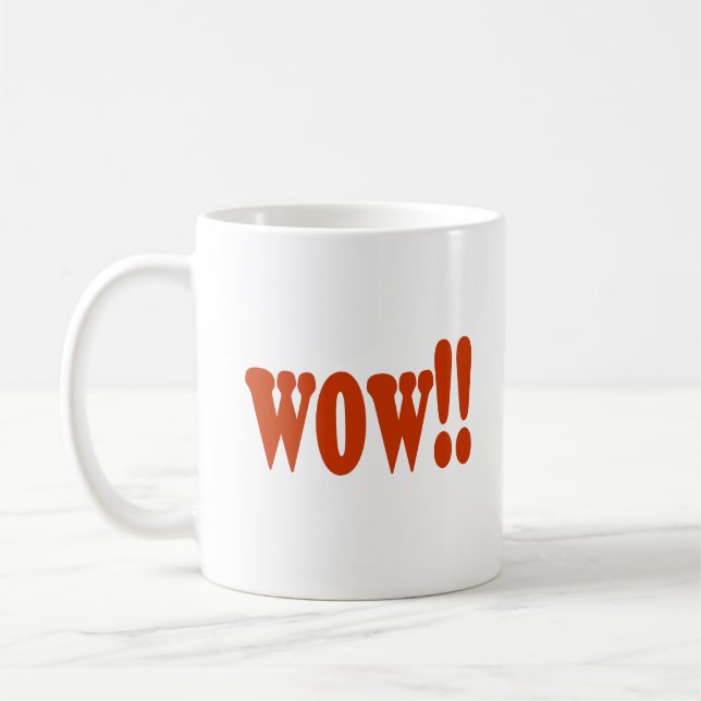 wow coffee mug (Left)