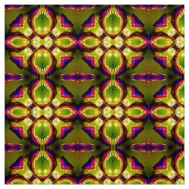 WOW ~ COOL! ~ Fluoro fabric shades ~ Green Purple (Swatch)