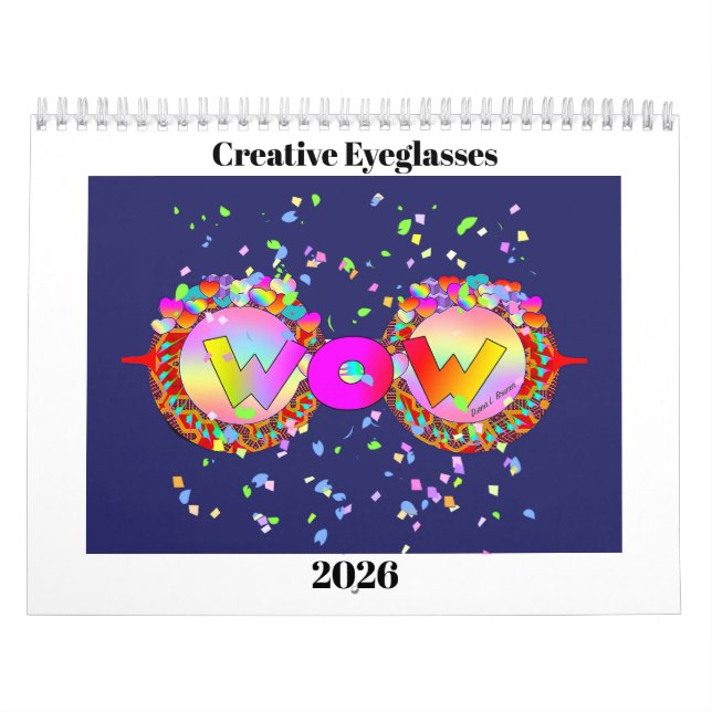WOW! Creative Eyeglasses Collection Fun Calendar (Cover)