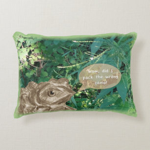 Wow! Did I pack the wrong camo! 12"x16" Decorative Cushion