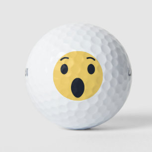 Wow Emoji Golf Balls