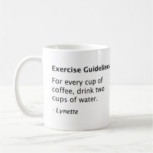 WOW Exercise Guidelines - Coffee Mug