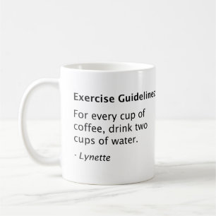 WOW Exercise Guidelines - Coffee Mug