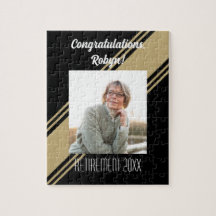 Wow Factor! Retiree Custom Photo   Jigsaw Puzzle