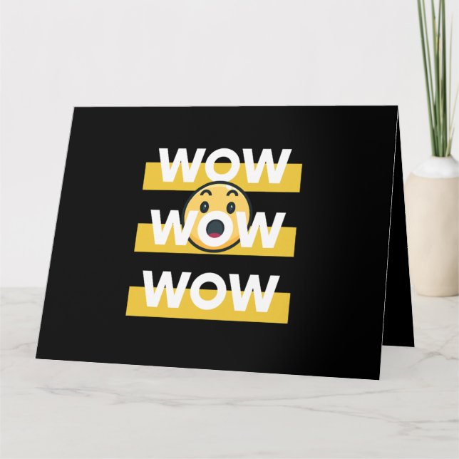 wow free day Classic  Card (Front)