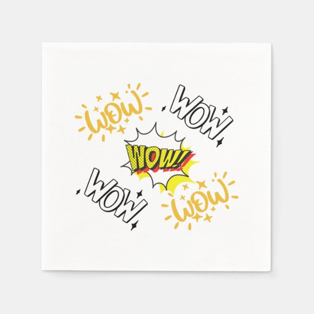 Wow Free day t-shirt Essential  Napkin (Front)