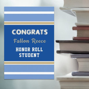 Wow! Honour Roll Congrats Card