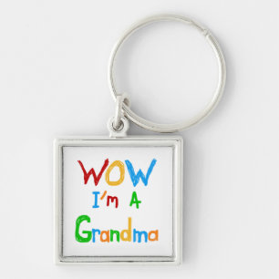 WOW I'm a Grandma T-shirts and Gifts Key Ring
