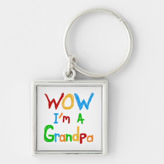 WOW I'm a Grandpa T-shirts and Gifts Key Ring