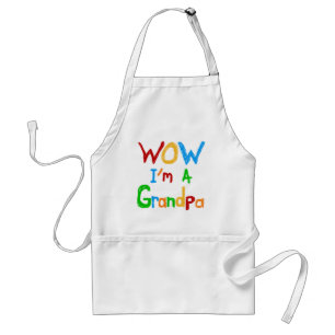 WOW I'm a Grandpa T-shirts and Gifts Standard Apron