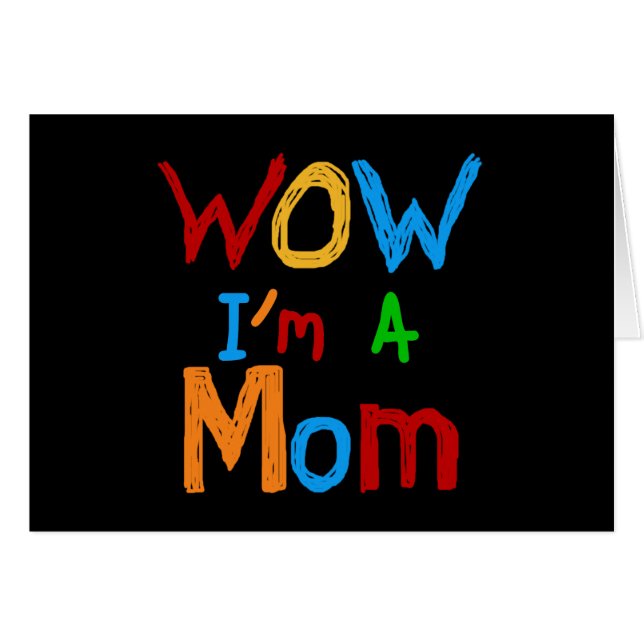 WOW I'm a Mum T-shirts and GIfts (Front Horizontal)
