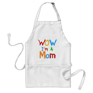 WOW I'm a Mum T-shirts and GIfts Standard Apron