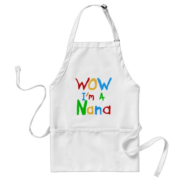 WOW I'm a Nana tshirts and Gifts Standard Apron (Front)