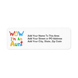 WOW I'm an Aunt T shirts and Gifts