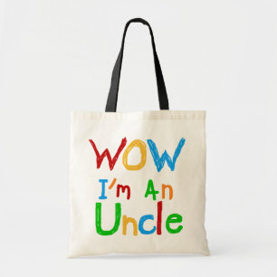 WOW I'm an Uncle T-shirts and GIfts Tote Bag