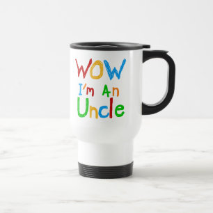 WOW I'm an Uncle T-shirts and GIfts Travel Mug