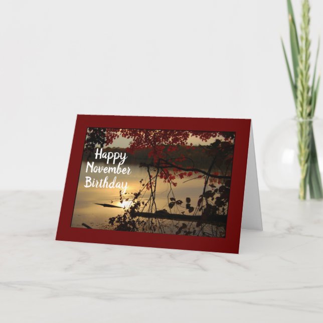 WOW IT'S YOUR **NOVEMBER BIRTHDAY** CARD (Front)
