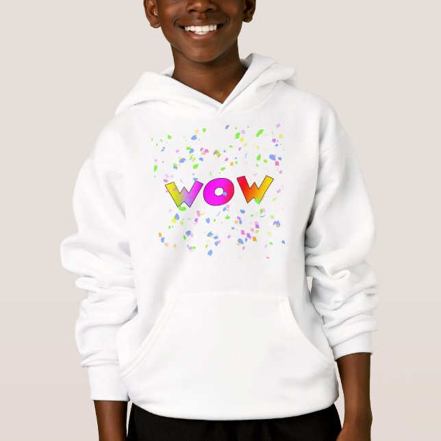 WOW! Kids Sweatshirt Hoodie (Front)