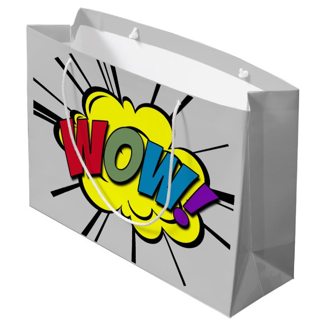 WOW! LARGE GIFT BAG (Back Angled)
