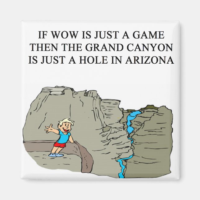 WOW player Magnet (Front)