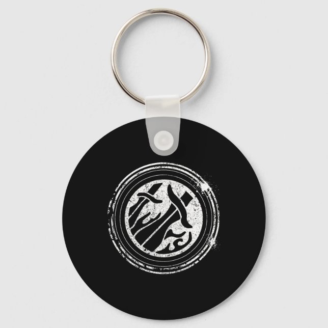 Wow Rogue Role Playing Gamer  Key Ring (Front)