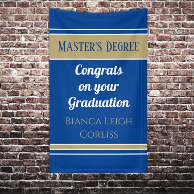 Wow! Vertical Master's Degree custom Banner (Creator Uploaded)