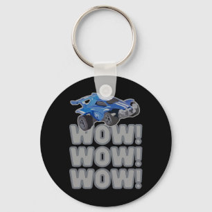 Wow! Wow! Wow! Rocket Soccer Game Key Ring