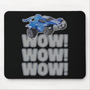 Wow! Wow! Wow! Rocket Soccer Game  Mouse Mat